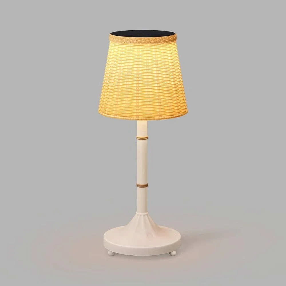 Rechargeable Woven LED Table Lamp White - Threshold Studio McGee, Target